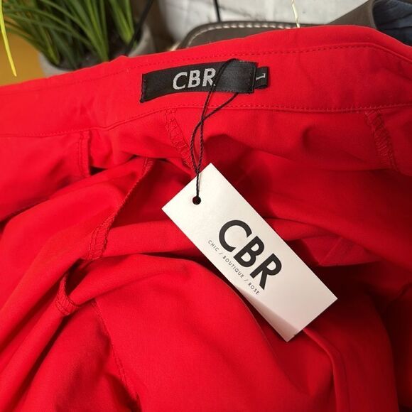 CBR Red Long Jacket Coat Size Large - Picture 5 of 5
